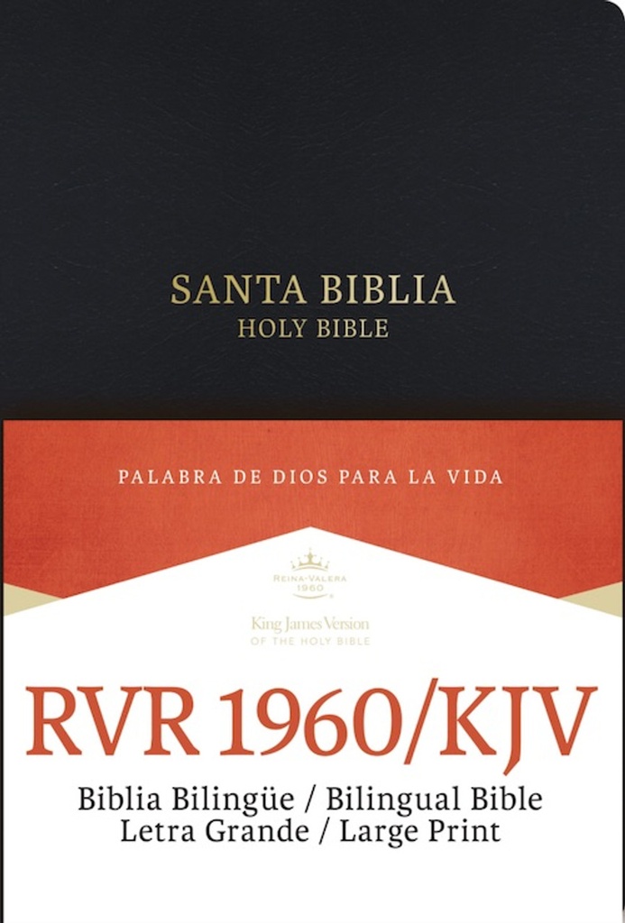 SANTA BIBLIA / HOPY BIBLE RV1960 BIBLIA BILINGÜE LETRA GRANDE NEGRO TD