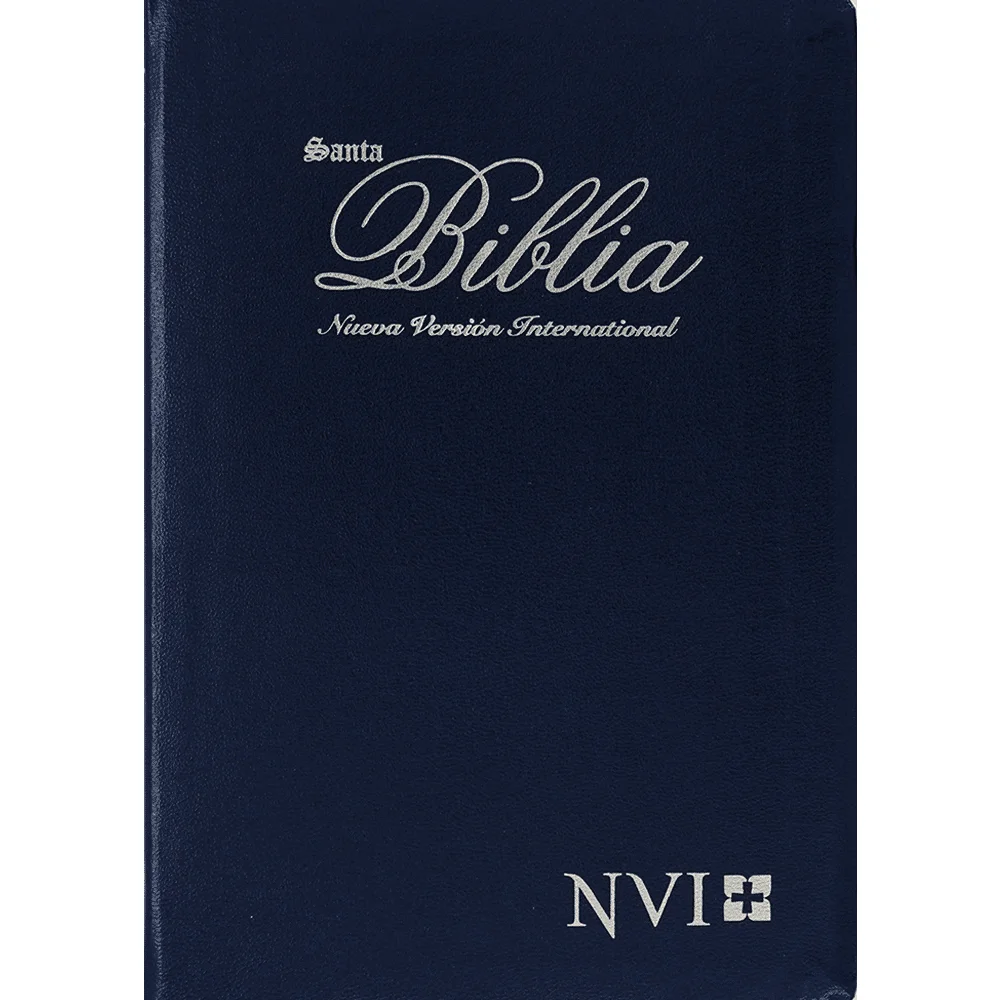 NVI BIBLIA VINIL AZUL