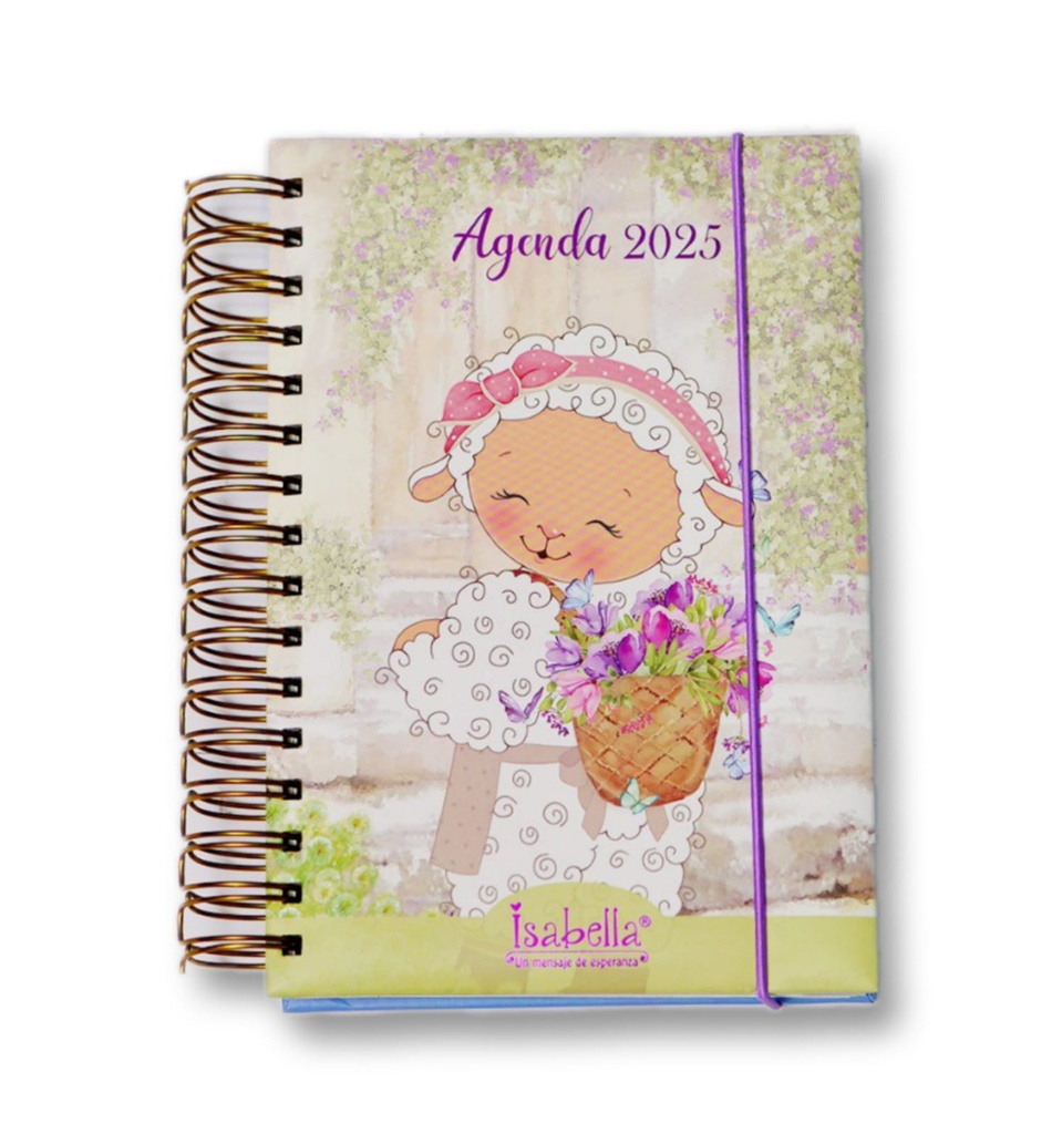 AGENDA ISABELLA 2025 AZUL | UN MENSAJE DE ESPERANZA