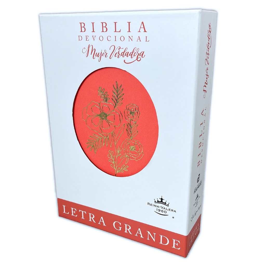BIBLIA DEVOCIONAL MUJER VERDADERA DUOTONO / LETRA GRANDE RV60