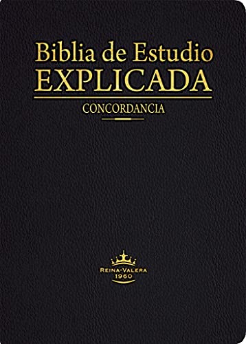 [9781588026644] BIBLIA DE ESTUDIO EXPLICADA / CONCORDANCIA RV1960 TS NEGRA C/ INDICE