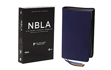 [9780829702880] NBLA BIBLIA ULTRAFINA LG REF PIEL GENUINA CABRA AZUL MARINO