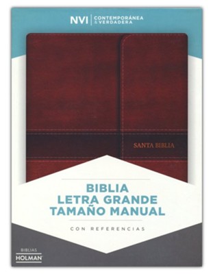 [9781535913324] SANTA BIBLIA LG TM C/ REF NVI MARRÓN SIMIL PIEL SOLAPA C/ IMÁN