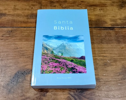[9798885167086] BIBLIA MISIONERA RV1960 AZUL PAISAJE PIRENAICO
