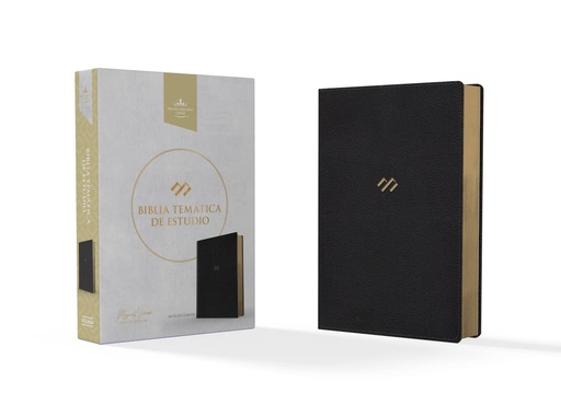[9781535999472] BIBLIA TEMÁTICA DE ESTUDIO RV1960 C/ CONC. Y PJR PIEL GENUINA NEGRO