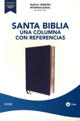 [9780829771787] SANTA BIBLIA / UNA COLUMNA CON REFERENCIAS NVI CUERO SUAVE AZUL MARINO