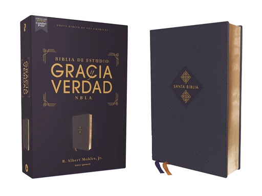 [9780829770186] BIBLIA DE ESTUDIO GRACIA Y VERDAD NBLA CUERO SUAVE AZUL MARINO