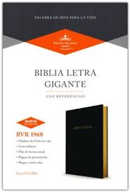 [9781430091912] Biblia RVR 1960 Letra Gigante Negro Imit