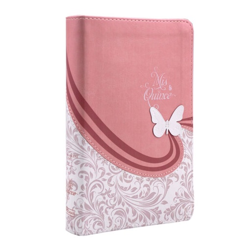 [9781535950947] BIBLIA RV1960 MIS QUINCE ROSA BLANCO