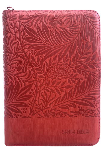 [9789587456547] SANTA BIBLIA RV1960 MEDIANA LG IMITACIÓN PIEL ROJO HOJAS